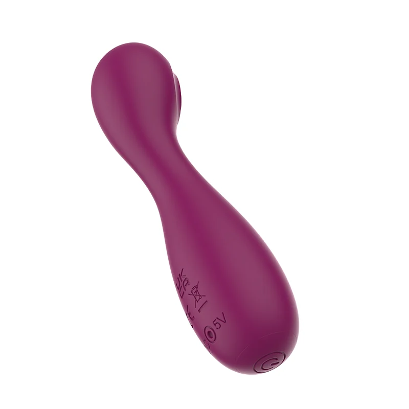 Vibrador clitoriano A0180 de motor único em vista frontal