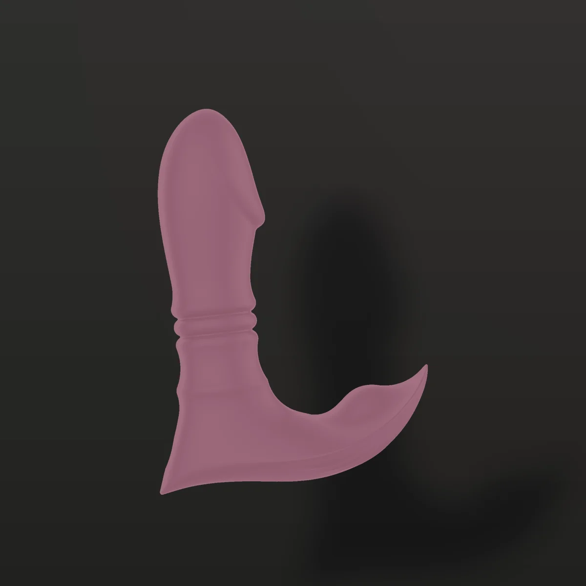 Vibrador fada telescópico LZ052 em vista frontal
