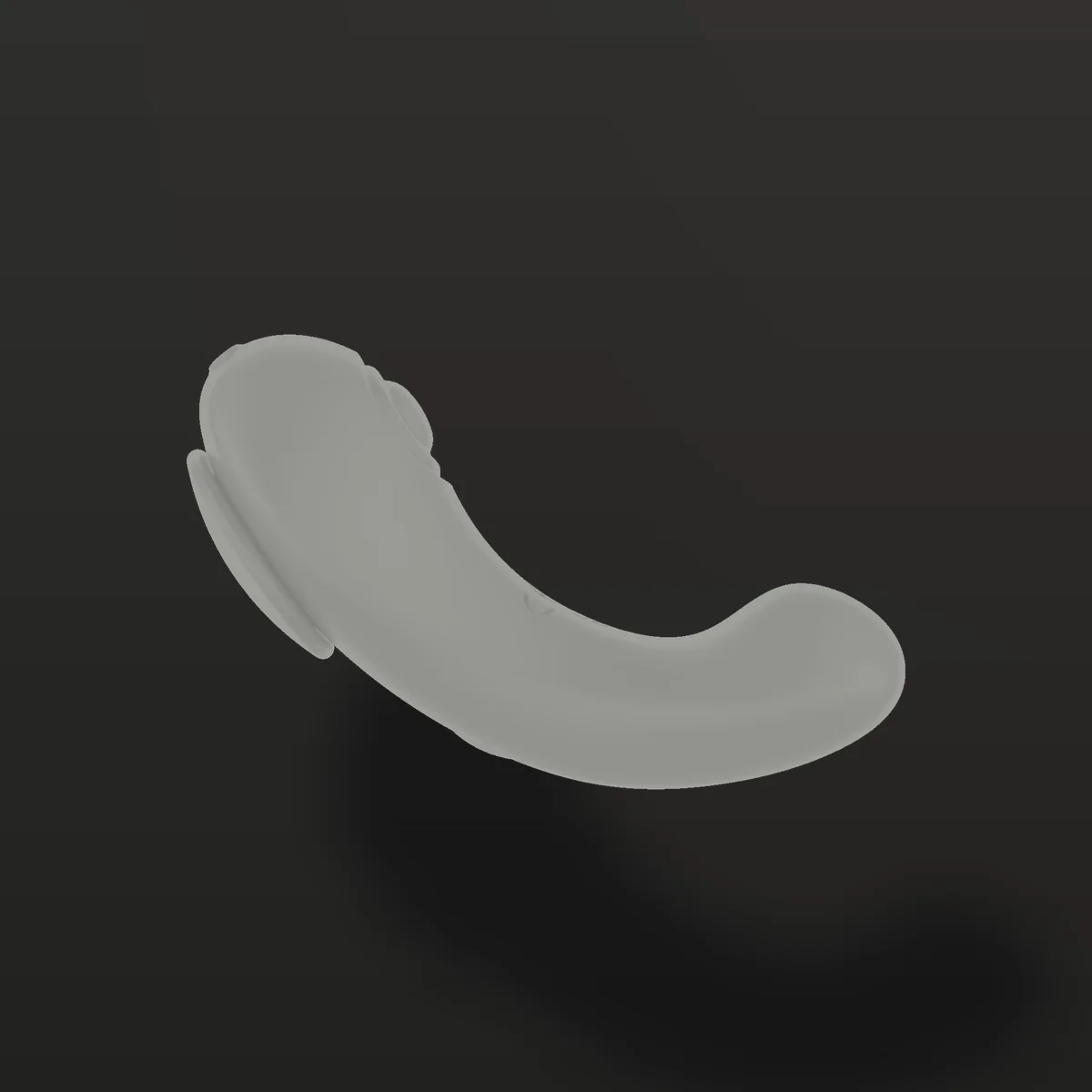 Vibrador vestível de batida e vibração LZ088 em vista frontal
