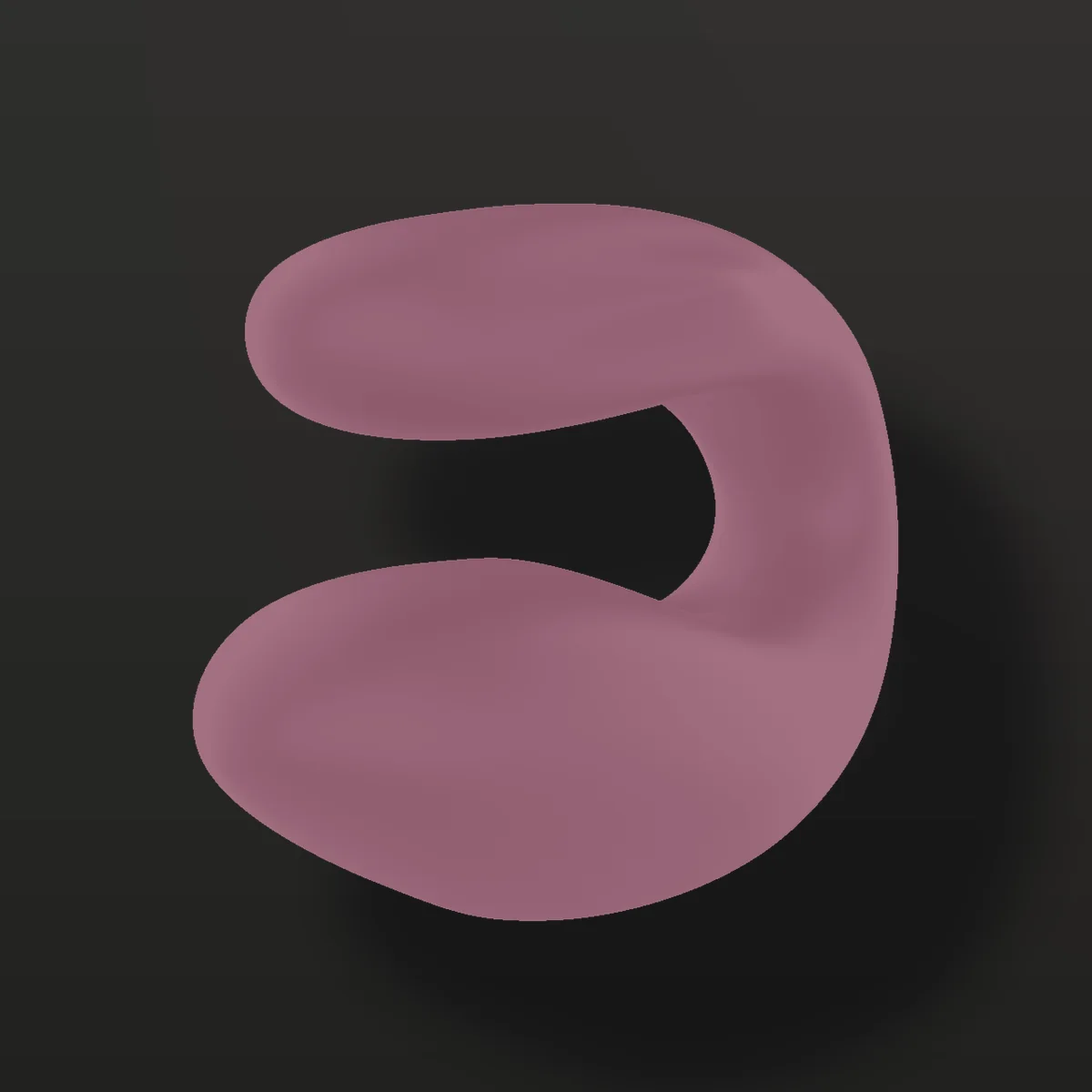 Vibrador de casal em U LZ102 de dois motores em vista frontal