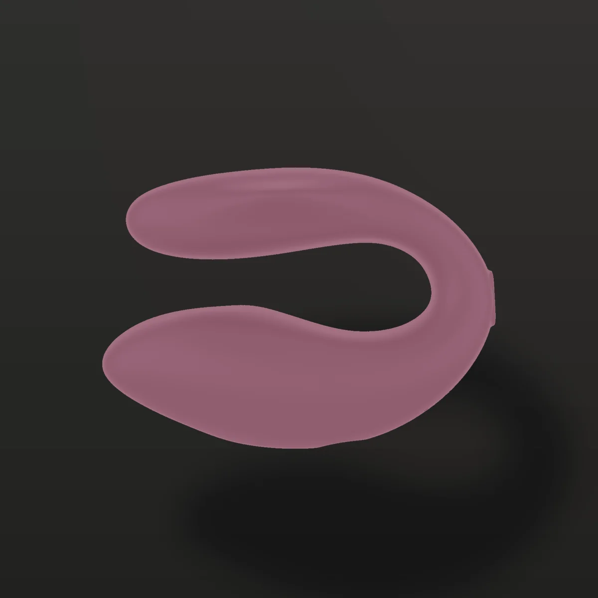 Braço interno e braço externo do vibrador de casal LZ102 vistos de lado
