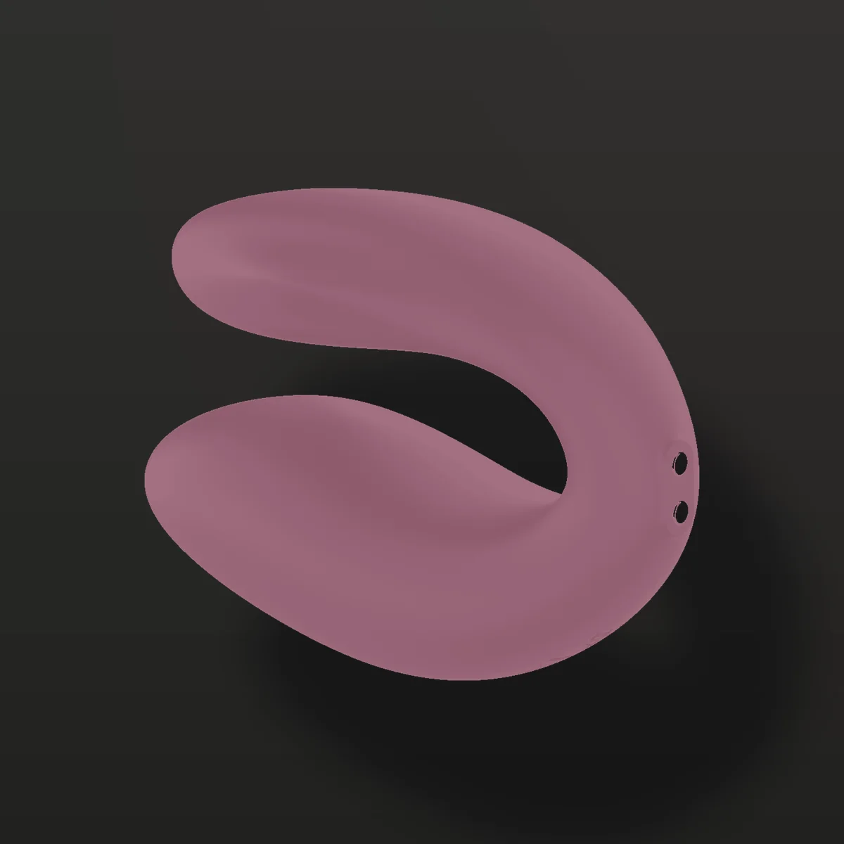 Vibrador LZ102 em ângulo superior com a base de carga magnética visível
