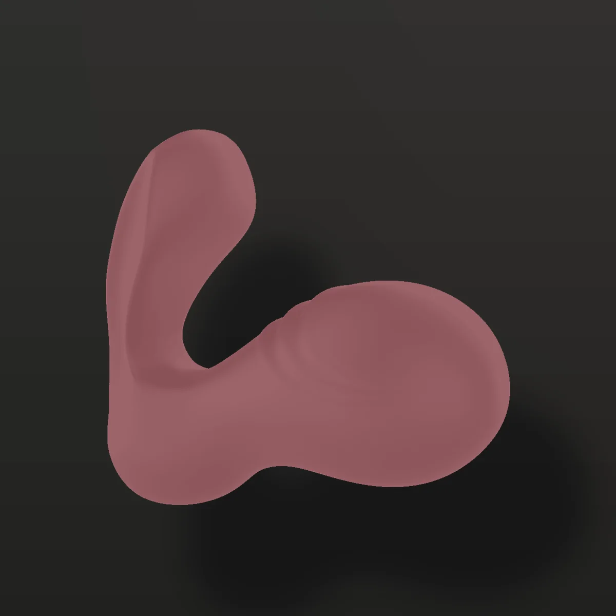 Vibrador LZ110 em ângulo superior com a base de recarga visível